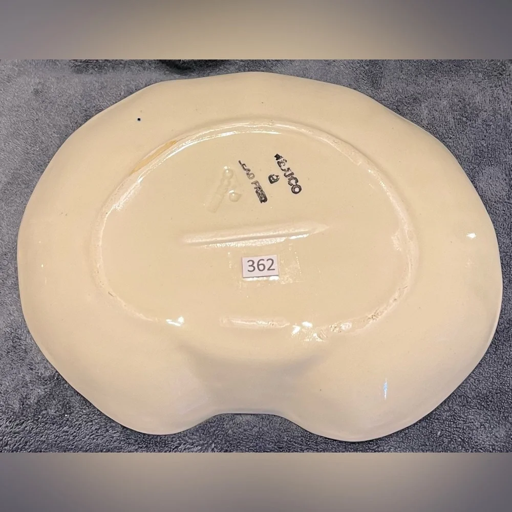 Stunning Talavera Puerto Vallarta Shallow Serving Bowl 9.5 x 7.25 in. - Picture 7 of 8